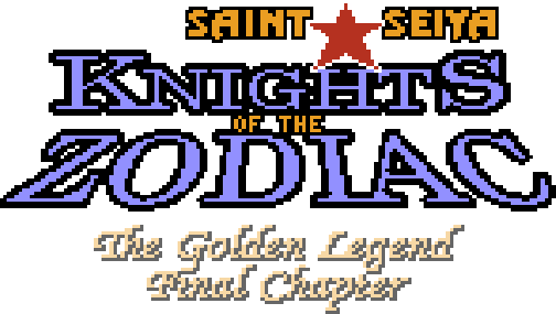 Saint Seiya: Ougon Densetsu Kanketsu-hen logo for Famicom